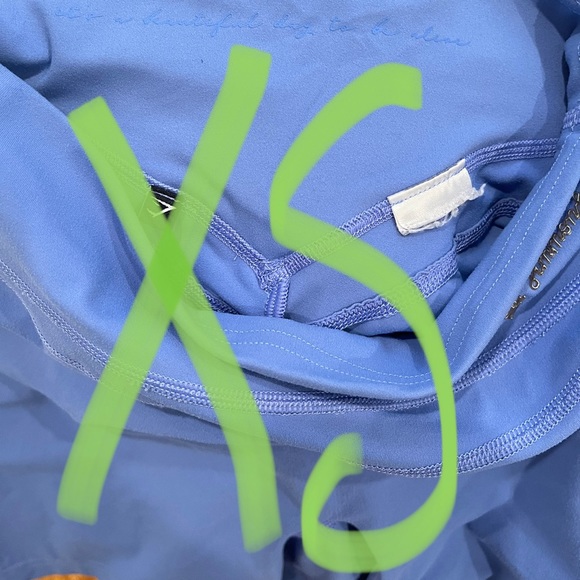 gymshark whitney simmons blue shorts size xs - Picture 7 of 7